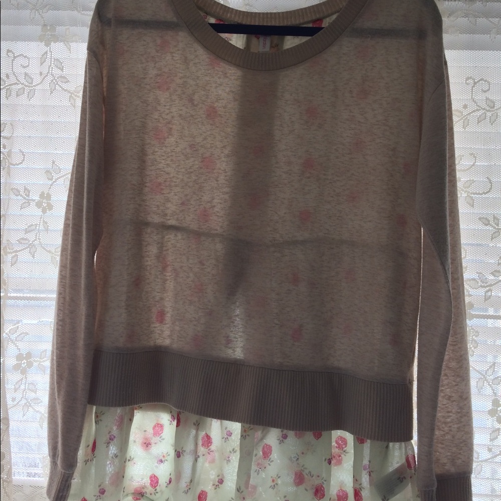 Layered sweater